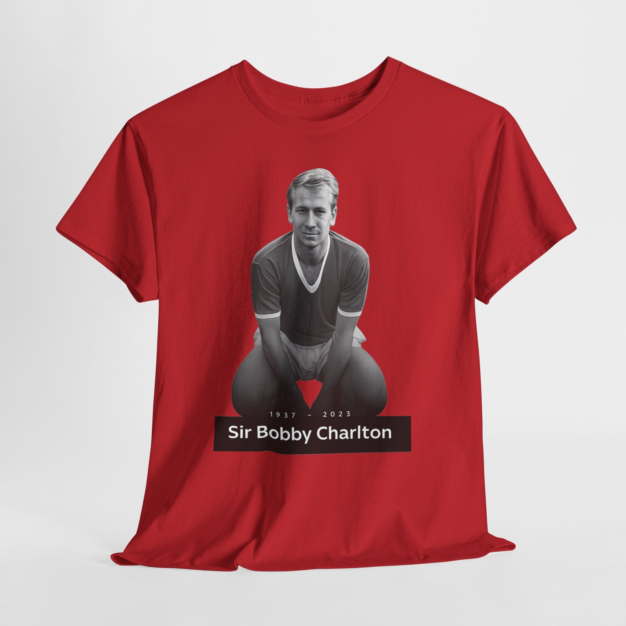 Sir Bobby Charlton Football Legend Cotton T‑Shirt