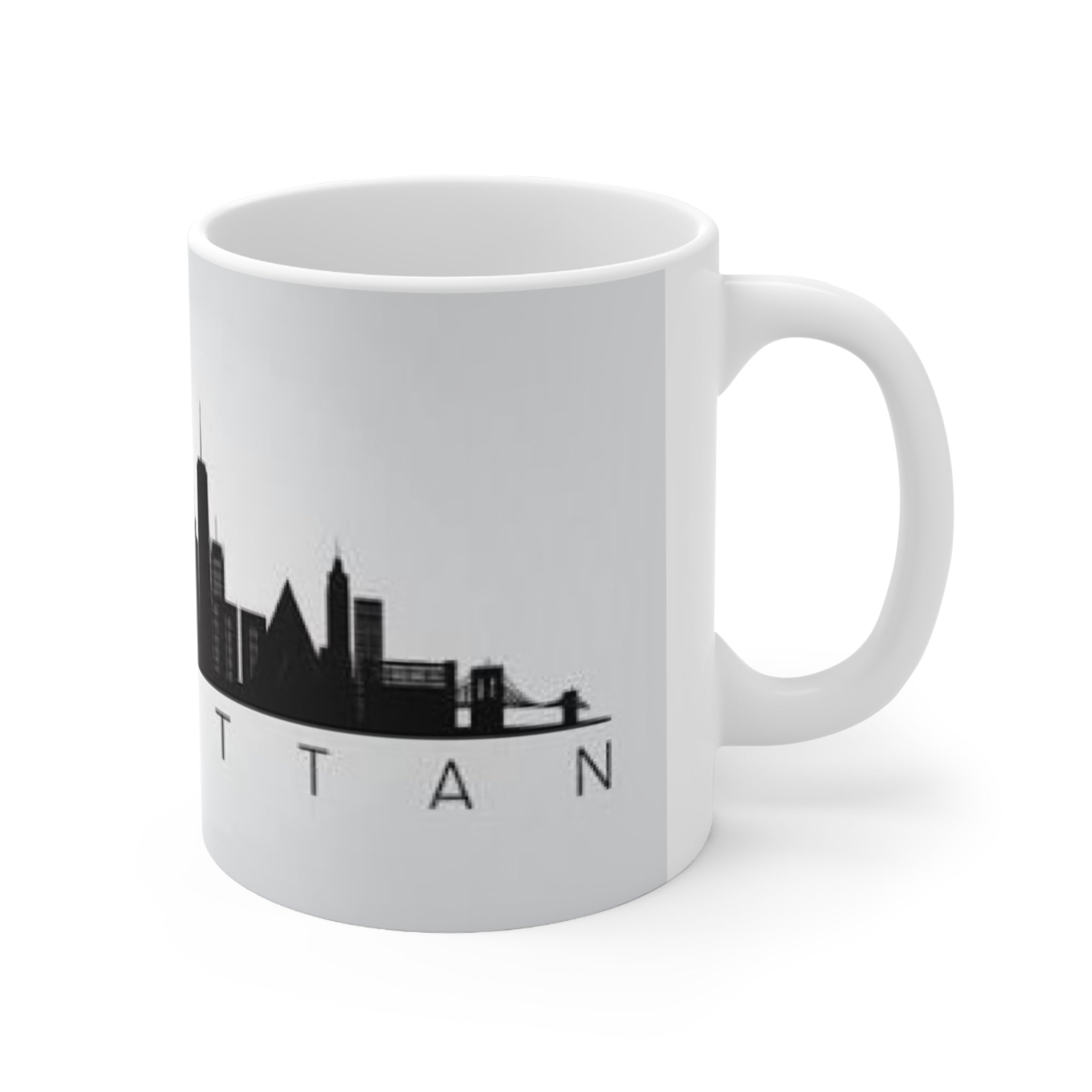 Manhattan Skyline Ceramic Coffee Mug — 11oz & 15oz