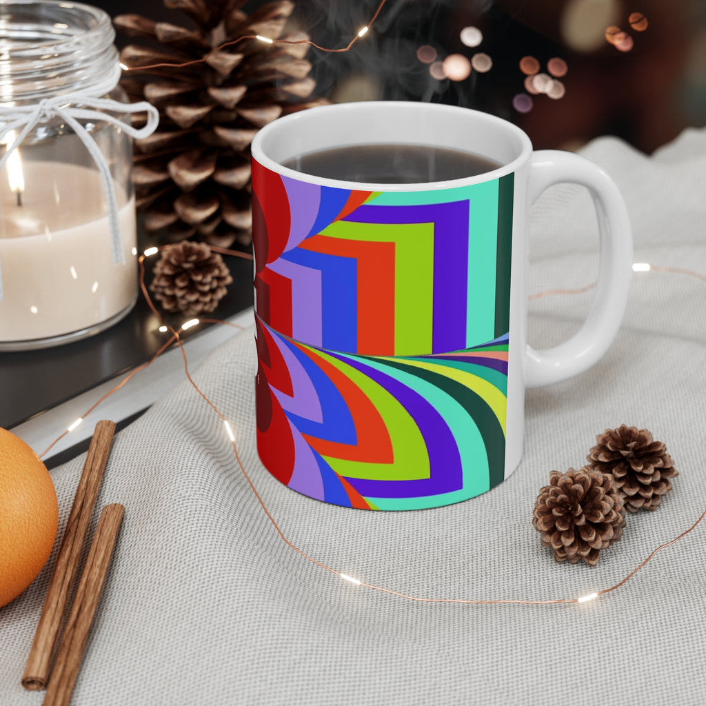 FIFA World Cup 2026 Trophy / Colorful Retro Logo Ceramic Mug — (11oz, 15oz)