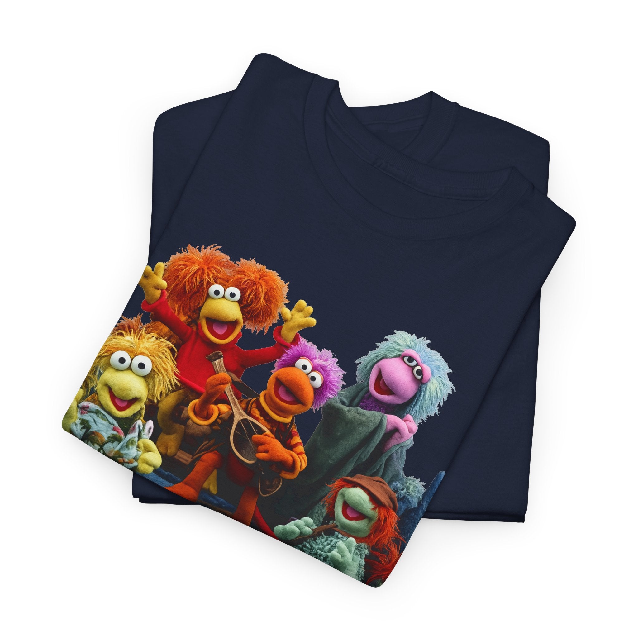 Fraggle Rock Muppet Crew Graphic Tee — Vintage Puppet Group T-Shirt