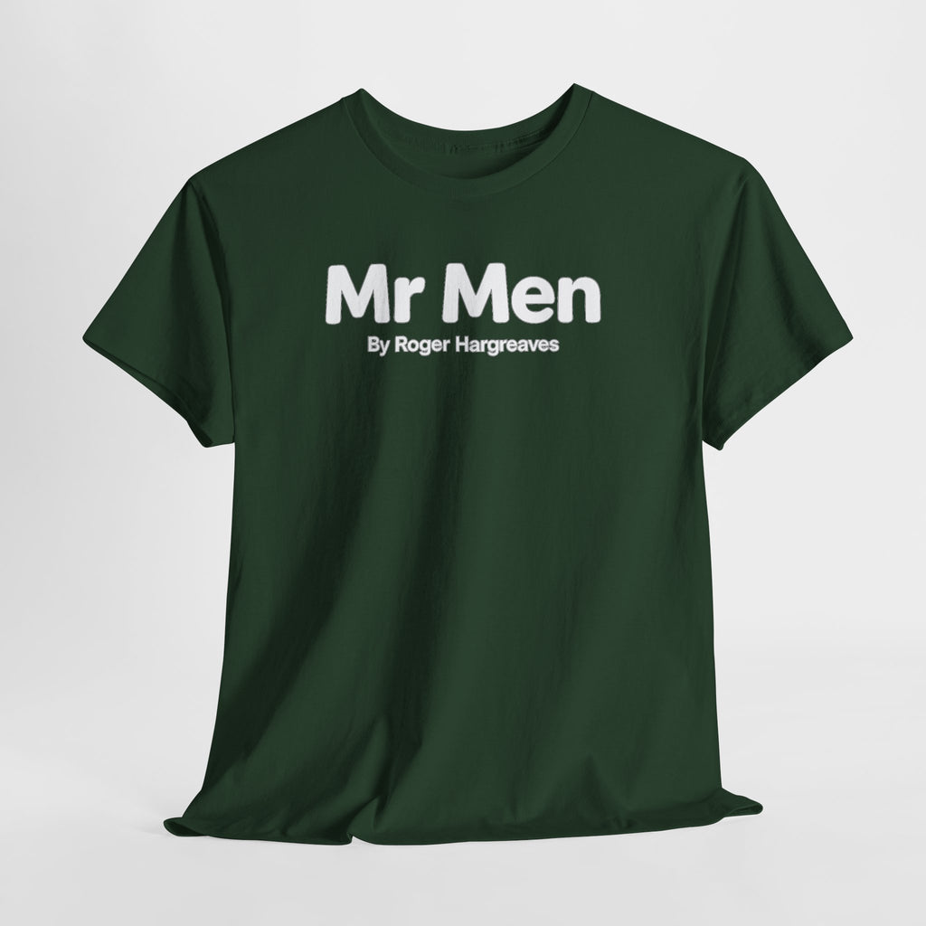 Mr Men T-Shirt – Retro 'Mr Men by Roger Hargreaves' Logo Tee