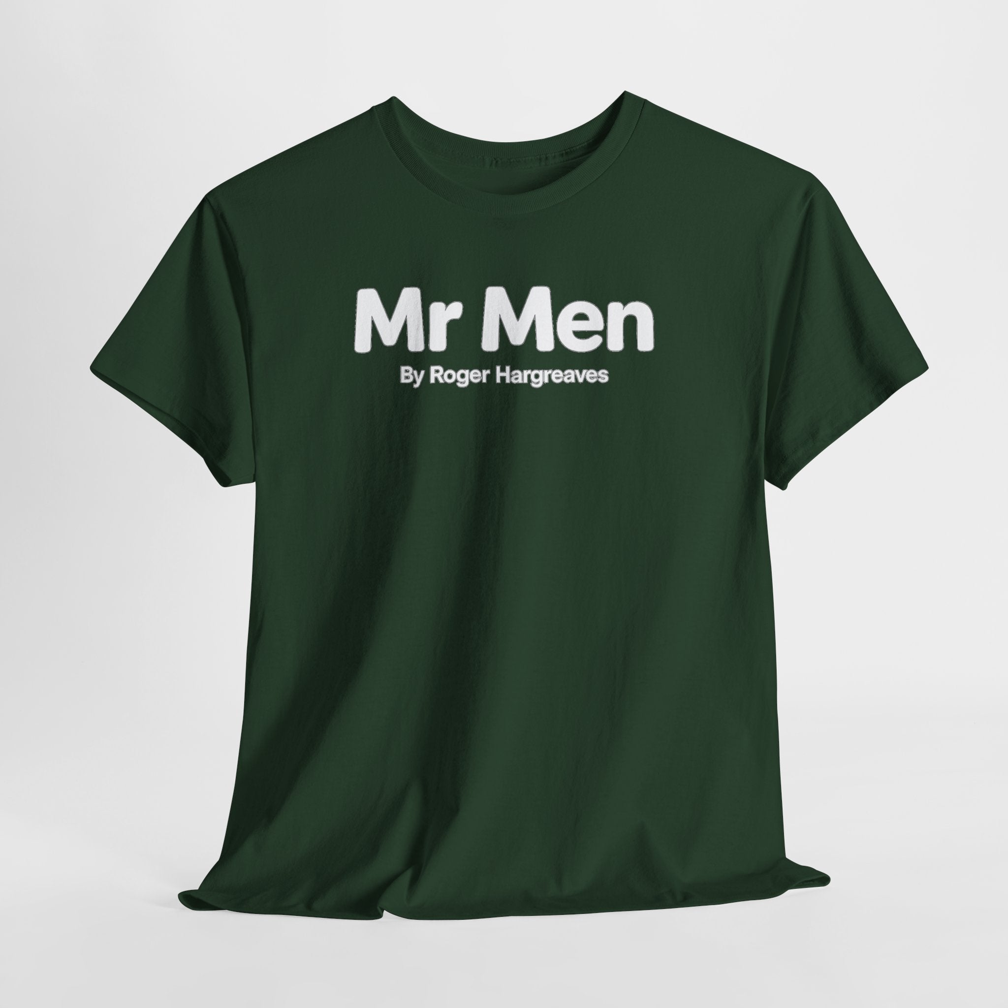 Mr Men T-Shirt – Retro 'Mr Men by Roger Hargreaves' Logo Tee