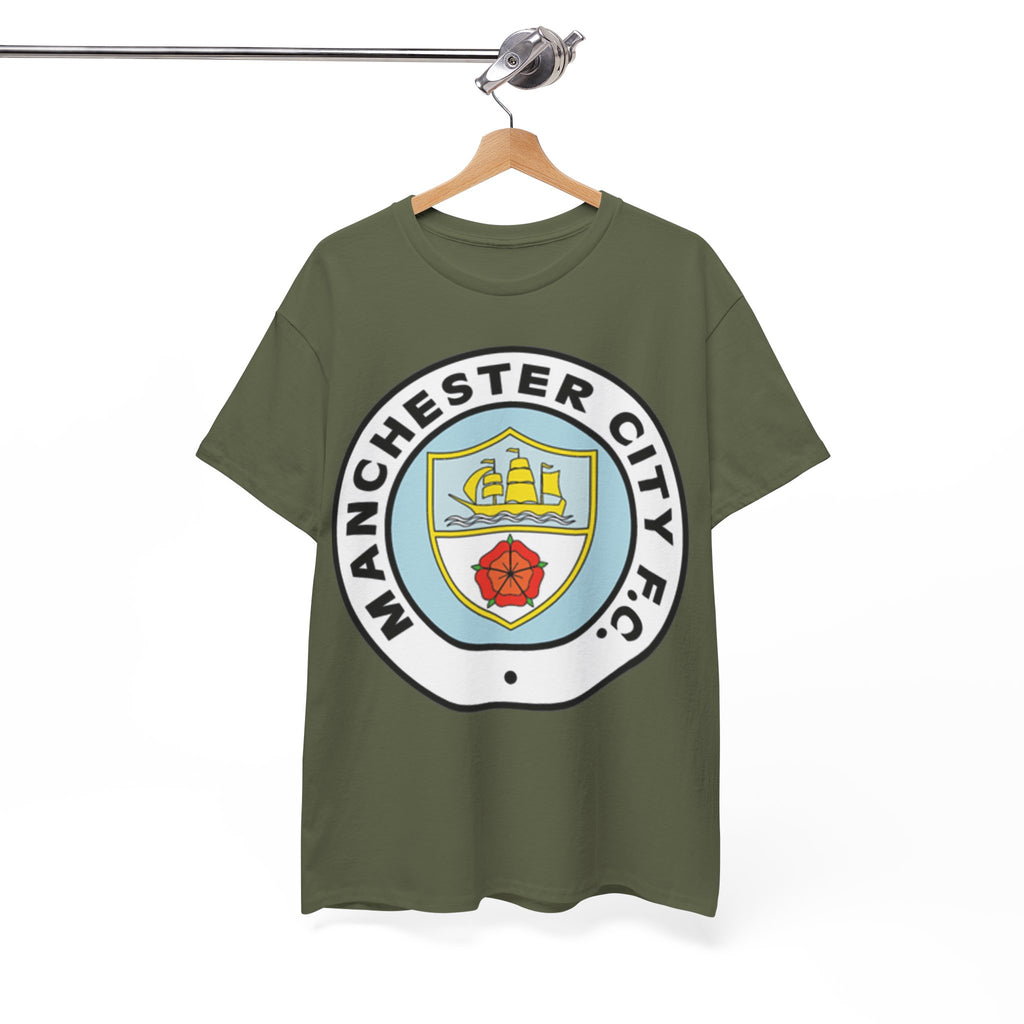 Manchester City F.C. Retro Crest T-Shirt – Retro Football Fan Tee