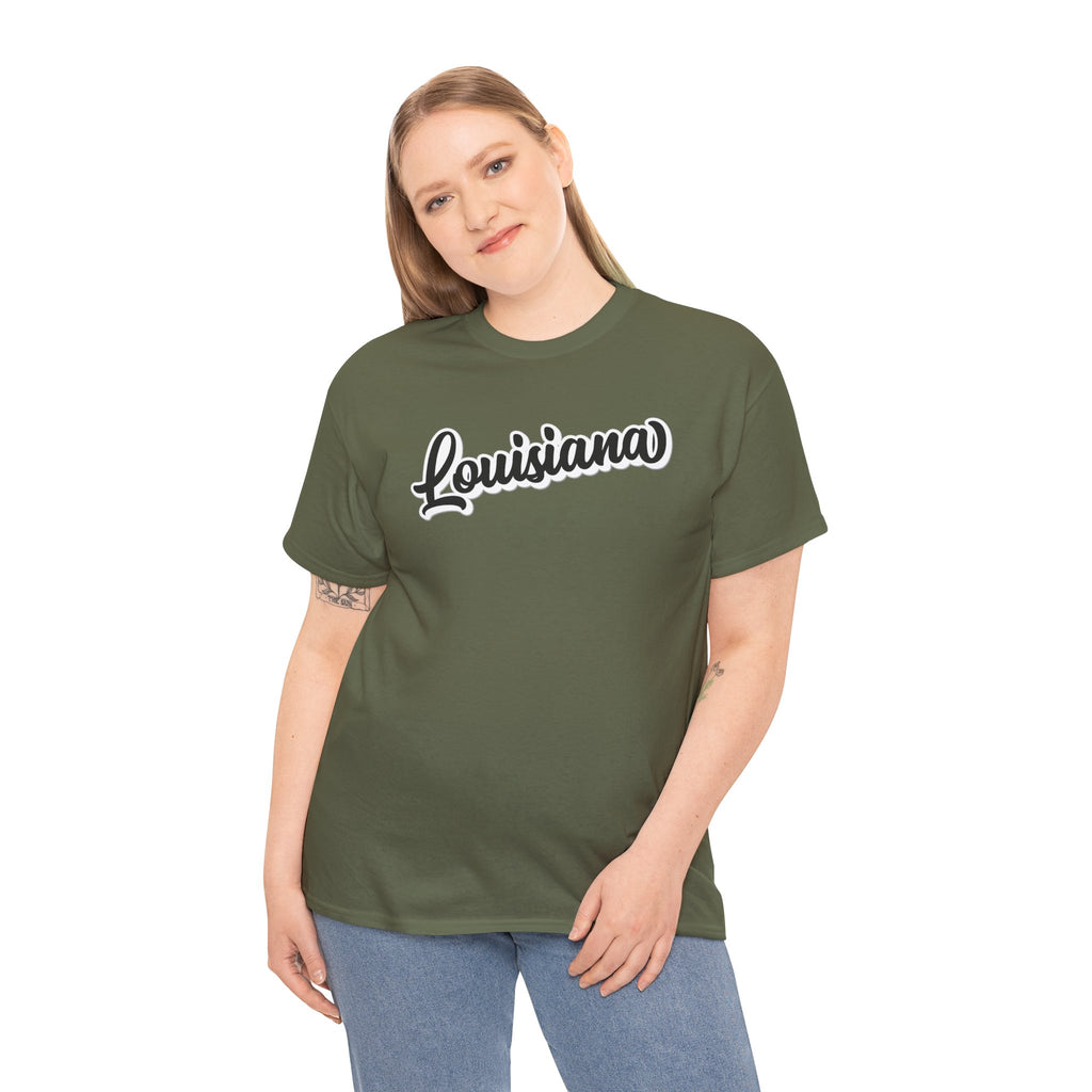 Louisiana Script Cotton T-Shirt