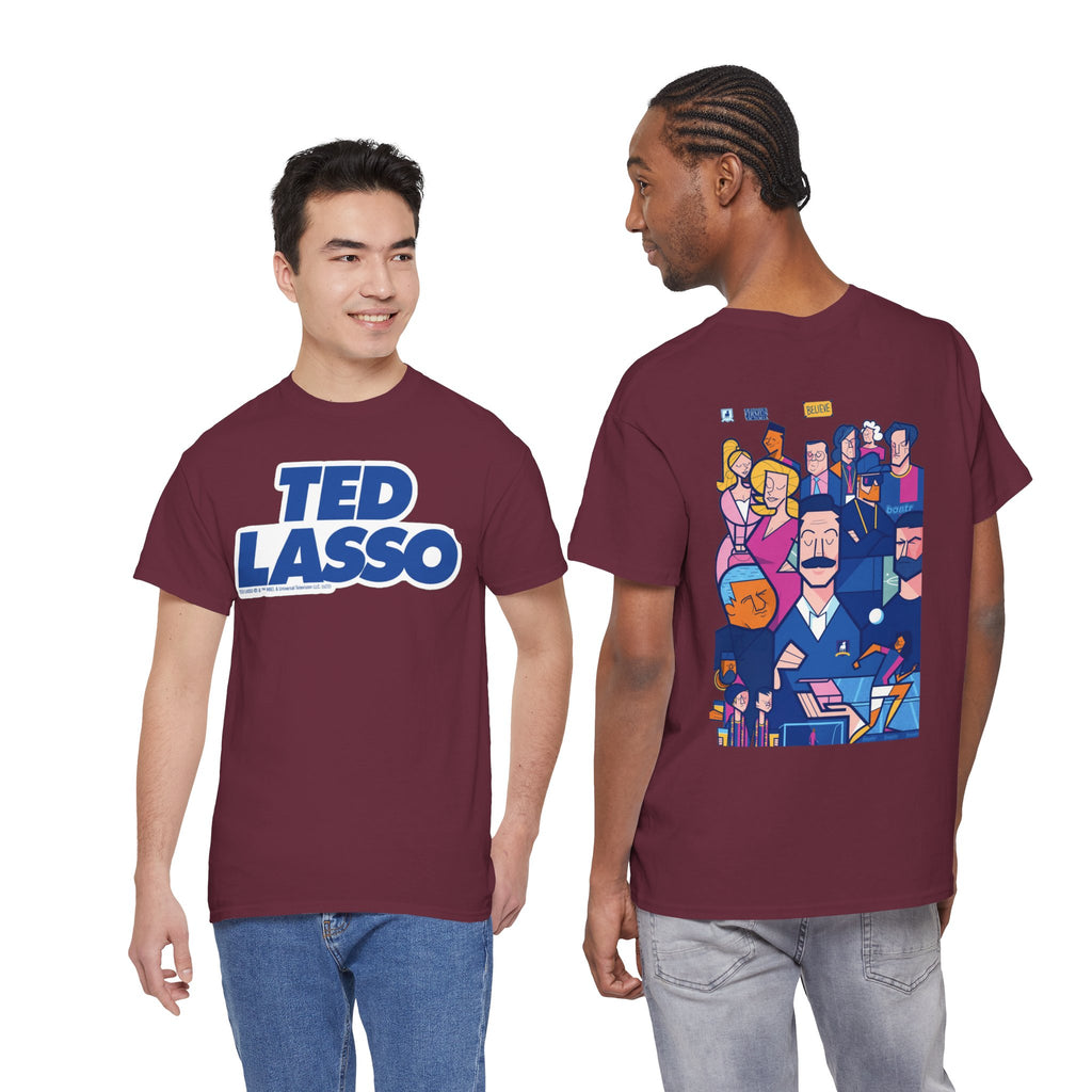 Ted Lasso Inspired Graphic Tee — Retro Team Illustration