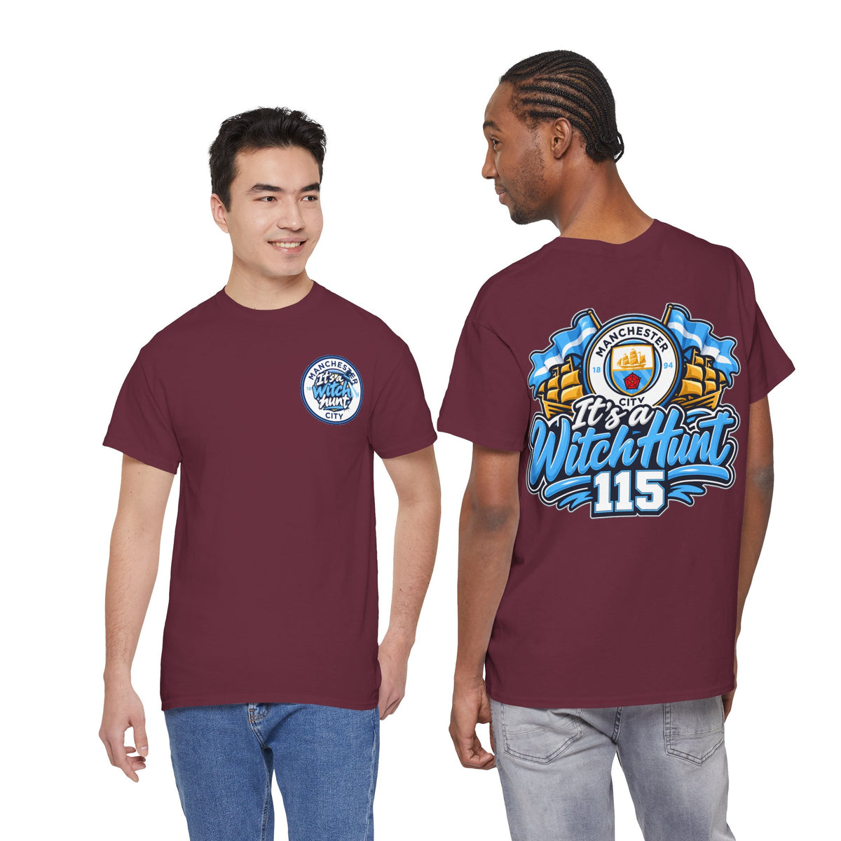 Manchester City It's a Witch Hunt 115 Cotton T-Shirt