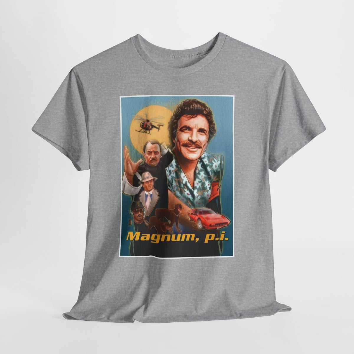 Magnum, P.I. Retro TV Show Inspired Cotton T-Shirt