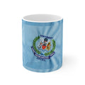 Manchester City Retro Crest Ceramic Mug — Centenary 1994 Sky Blue Coffee Cup (11oz/15oz)