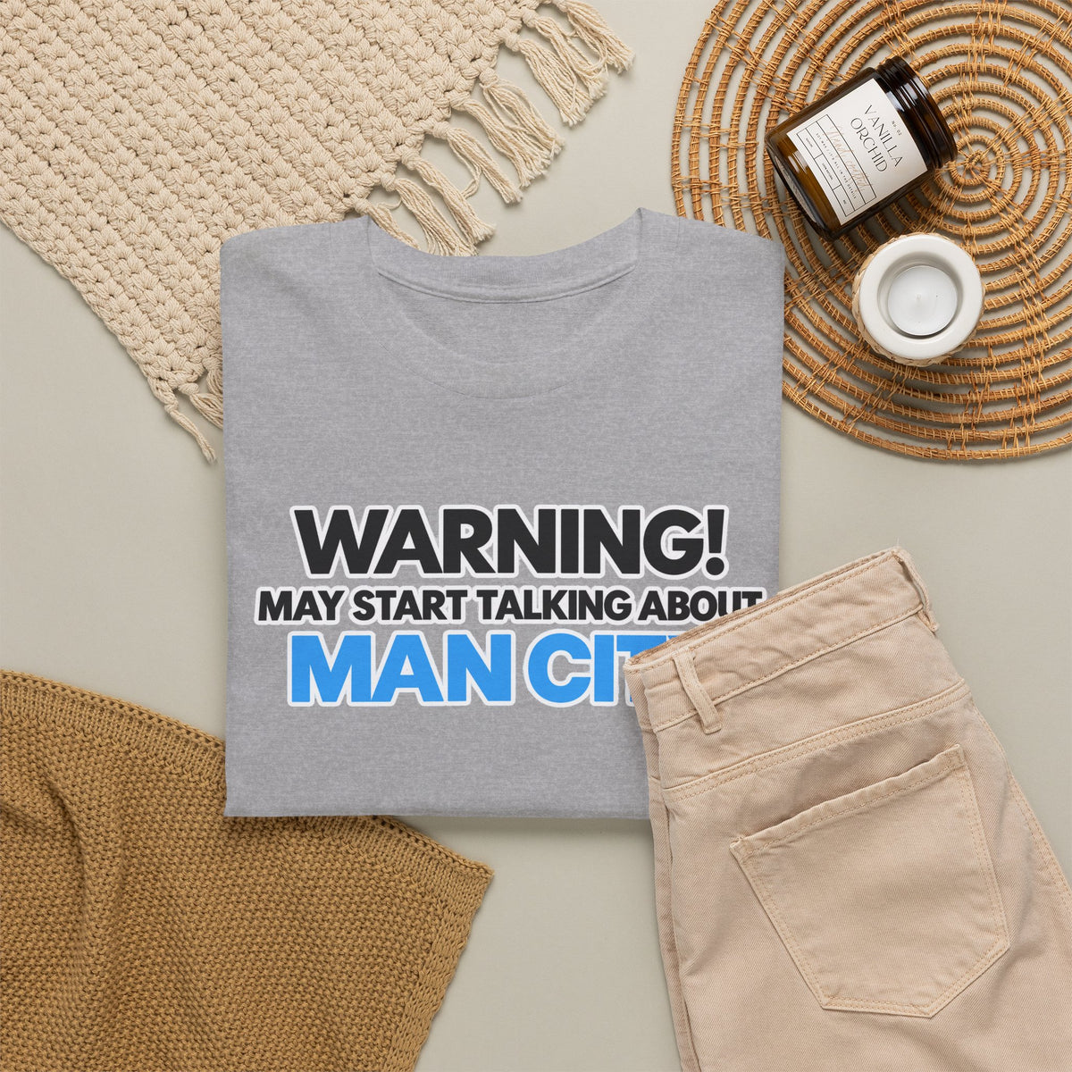 Manchester City Warning! May Start Talking About Man City T‑Shirt