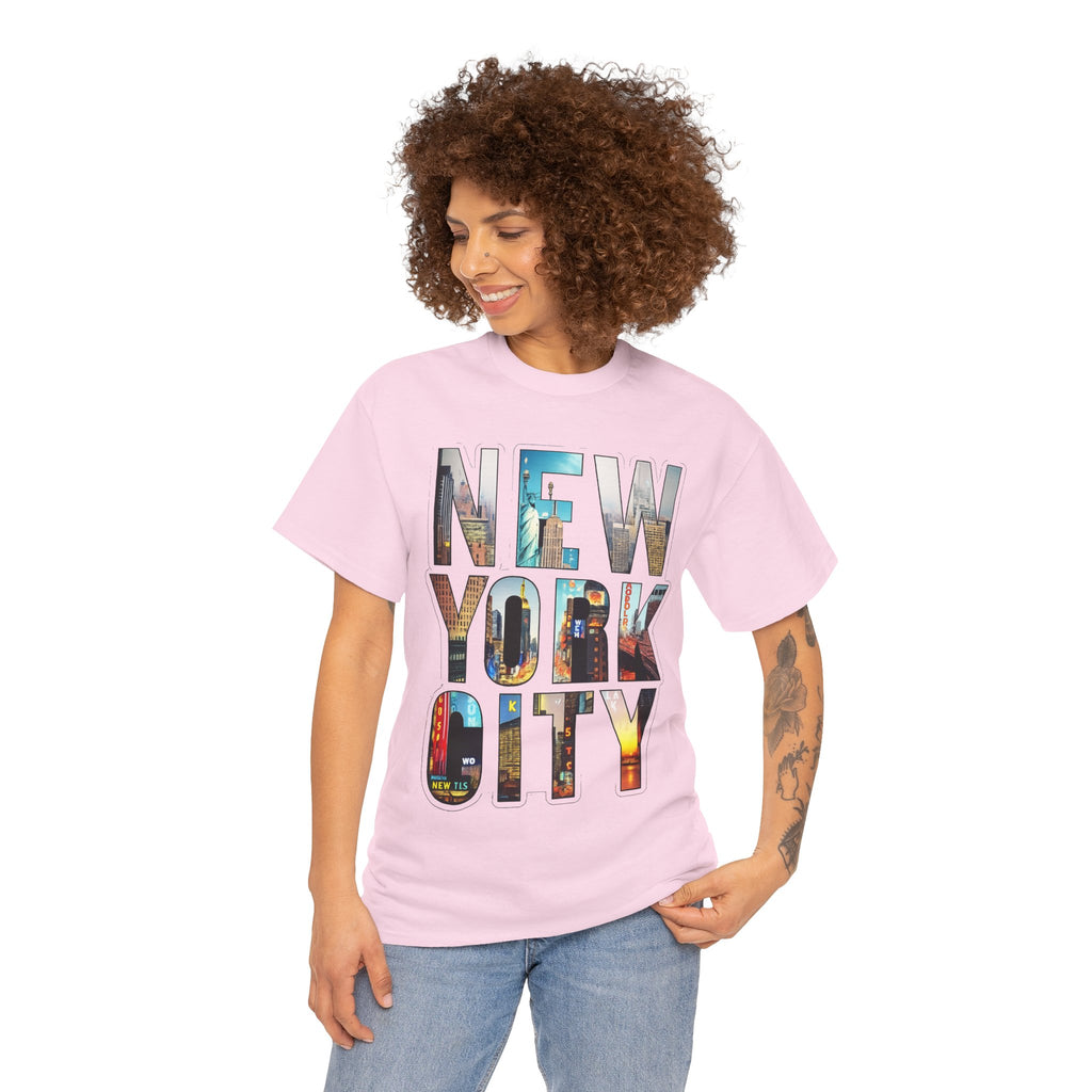 New York City Photo-Block Tee — Vintage Skyline Graphic T-Shirt