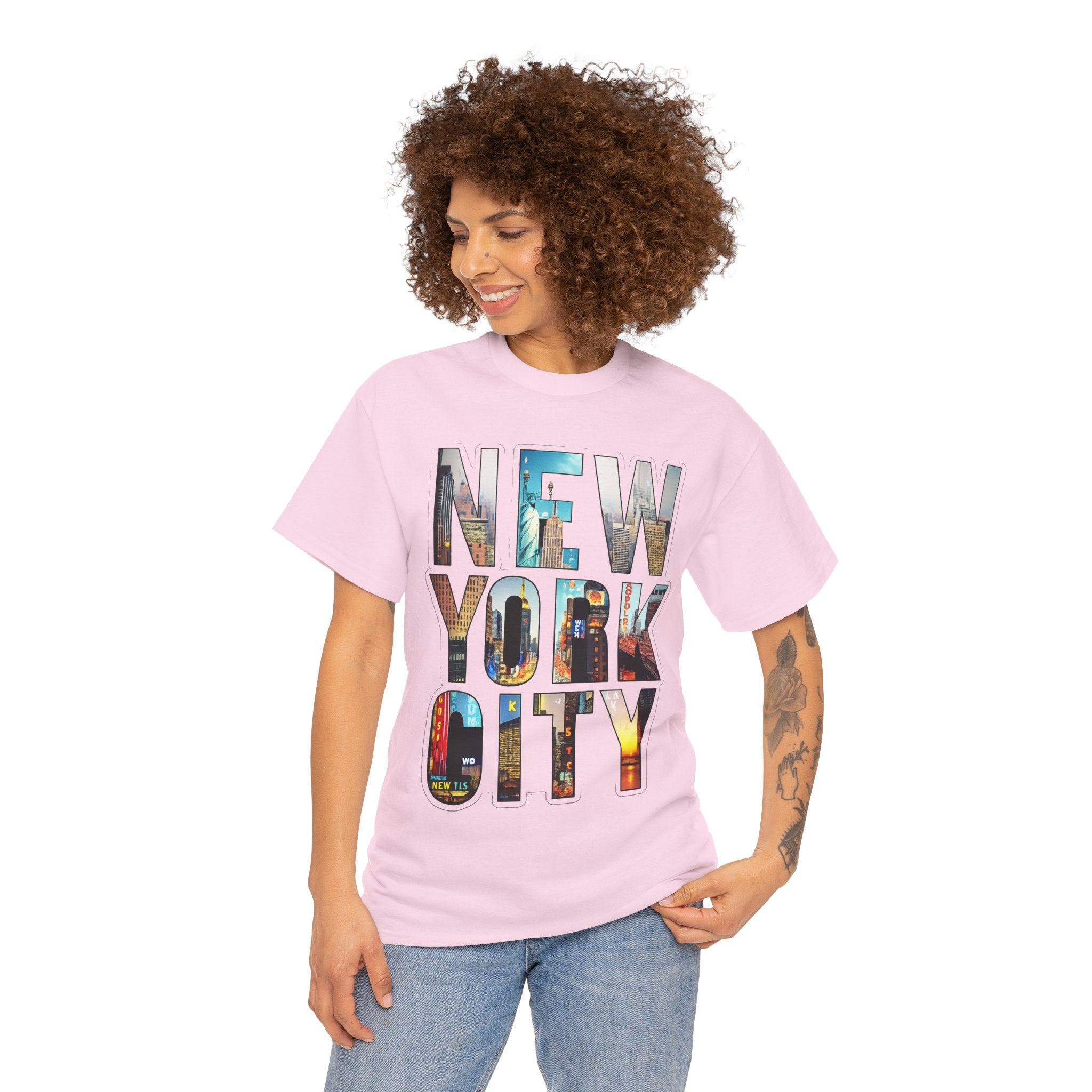New York City Photo-Block Tee — Vintage Skyline Graphic T-Shirt