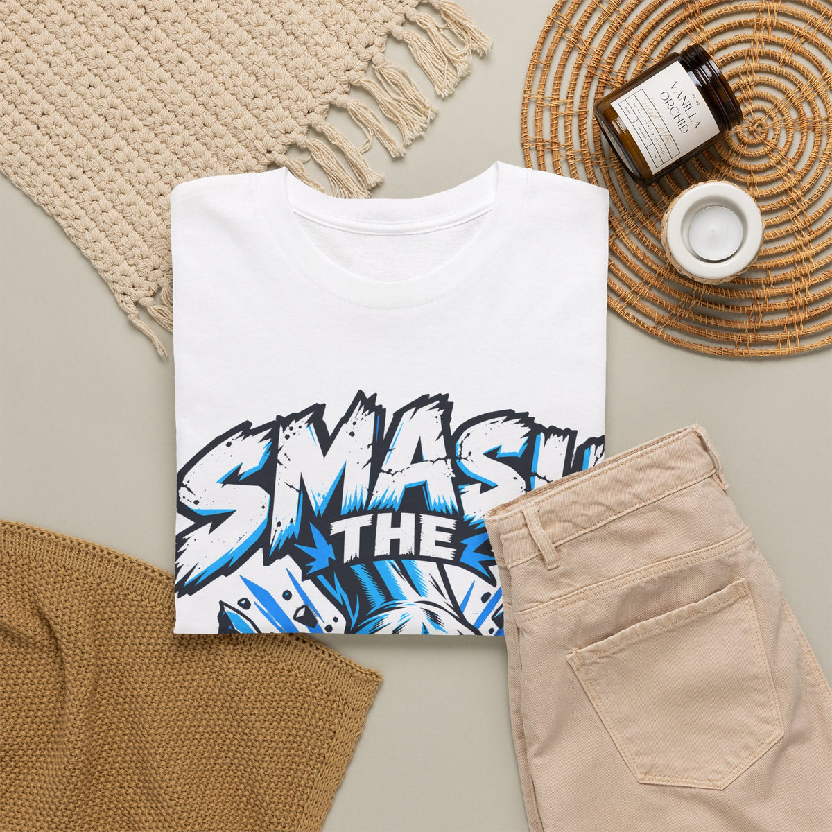 Smash the Red Cartel Unisex Heavy Cotton T-Shirt / Tee
