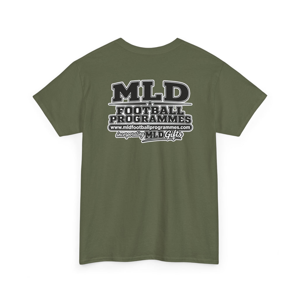 MLD Football Programmes Tee — Retro Sports Logo T-Shirt