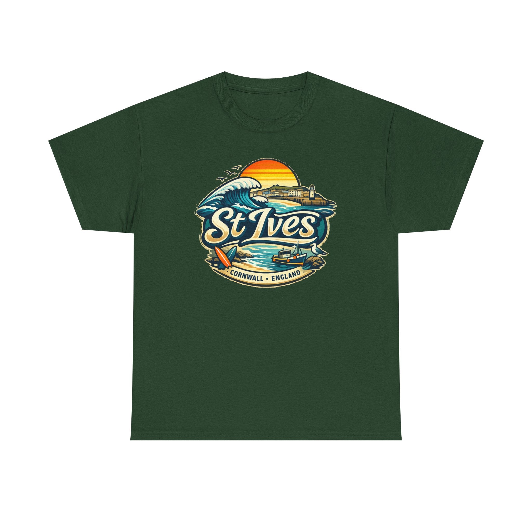 St Ives Cornwall Vintage Surf Tee