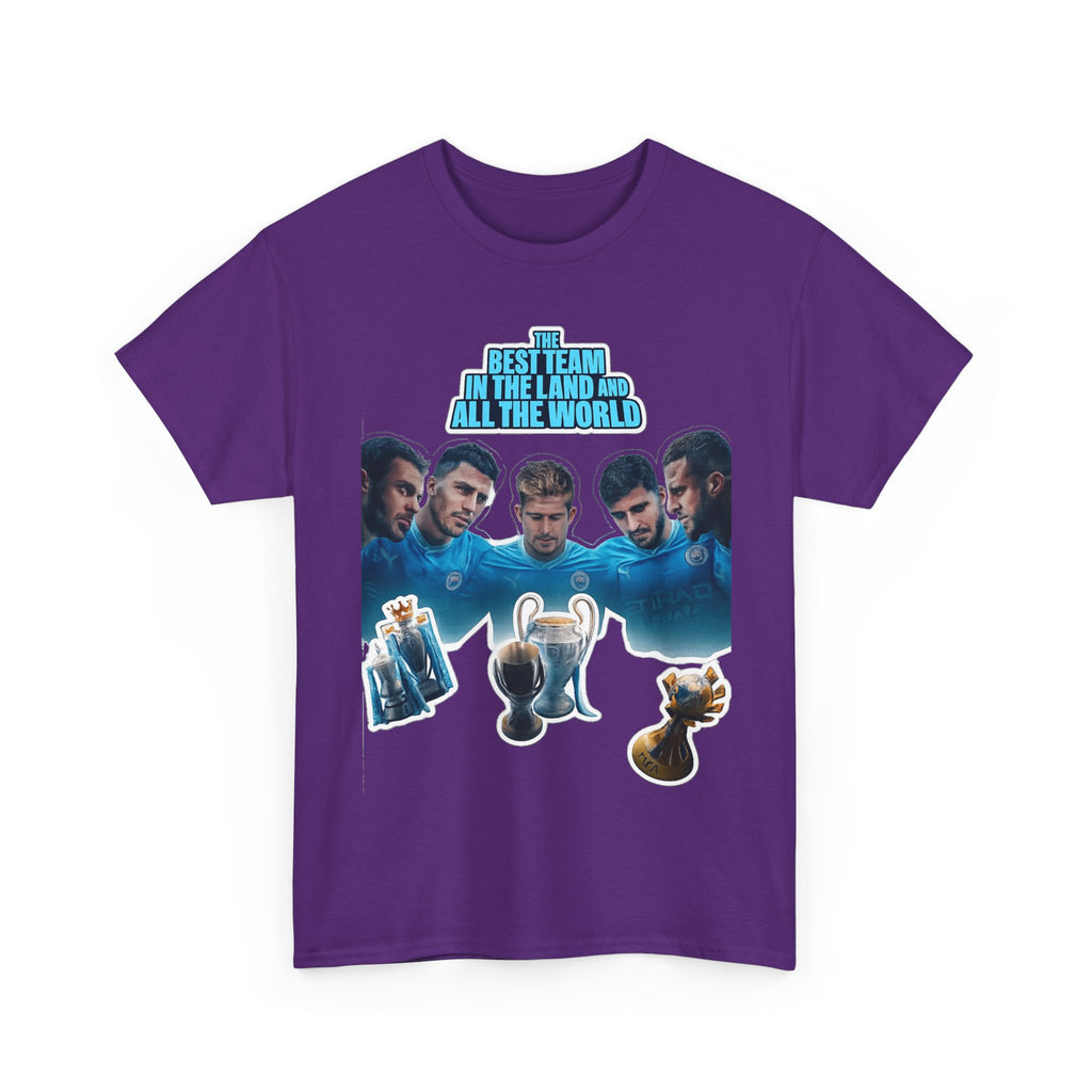 Manchester City — "Best Team in the Land and All the World" Cotton T-Shirt