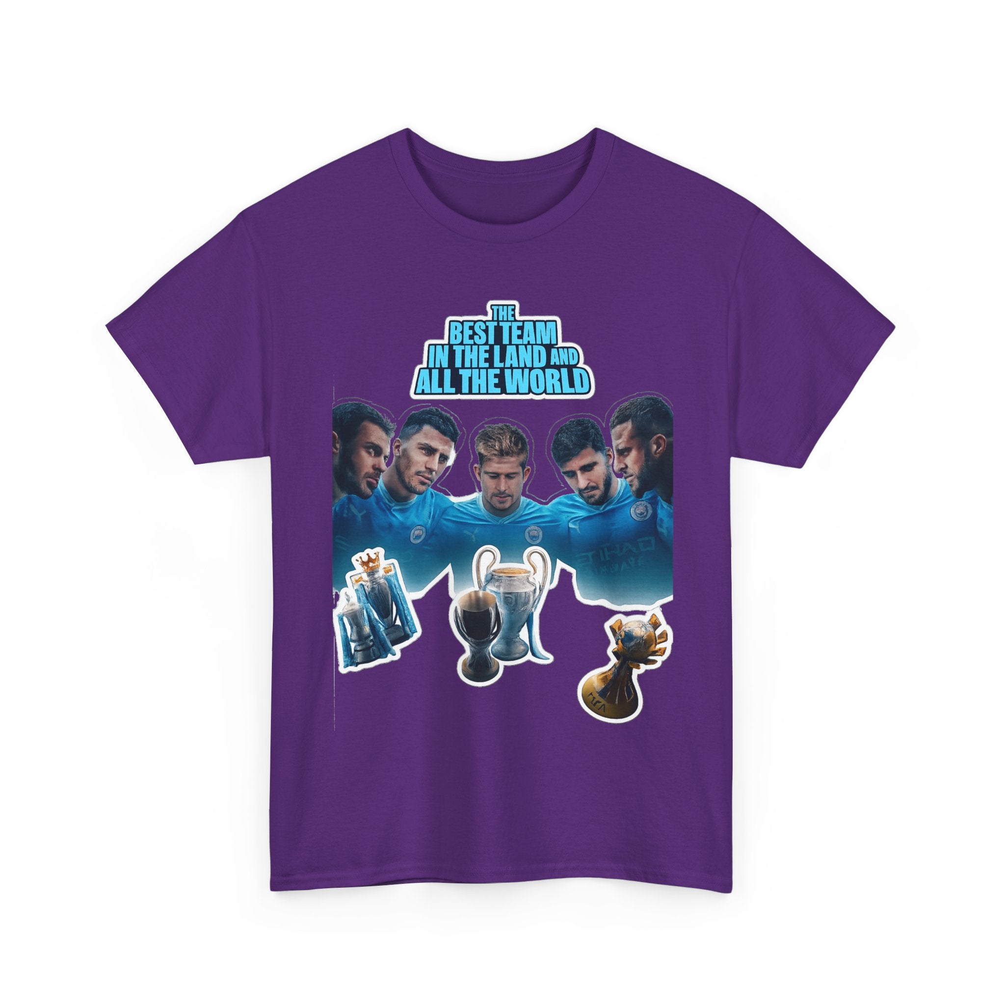 Manchester City — "Best Team in the Land and All the World" Cotton T-Shirt