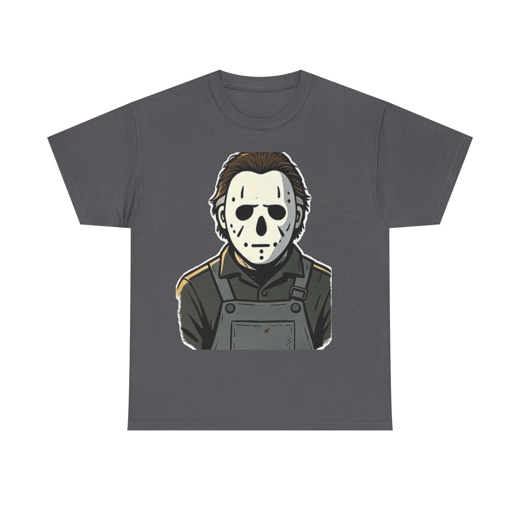 Horror Mask Tee — Jason-Inspired Halloween T-Shirt