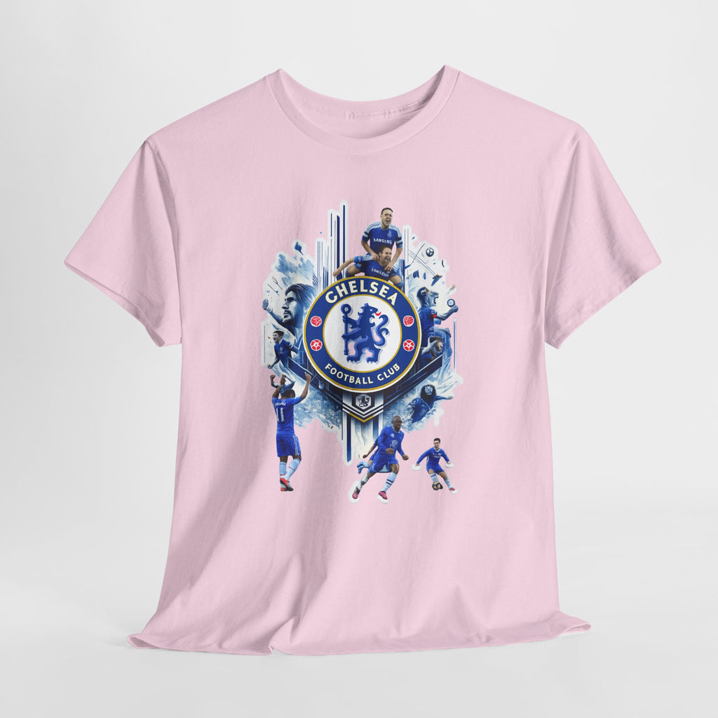 Chelsea FC Crest Players T-Shirt — Blue Football Fan Tee