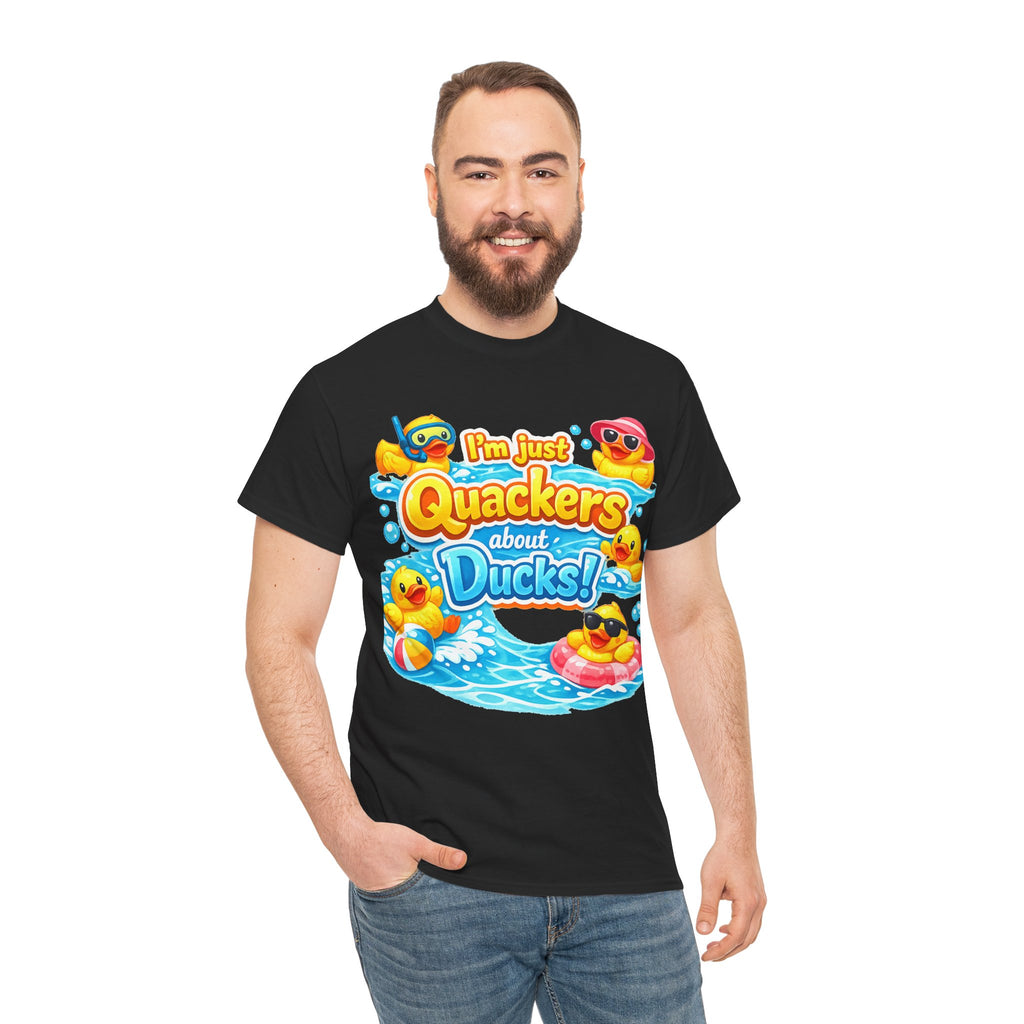 I'm Just Quackers About Ducks! Cute Rubber Duck Pool Tee