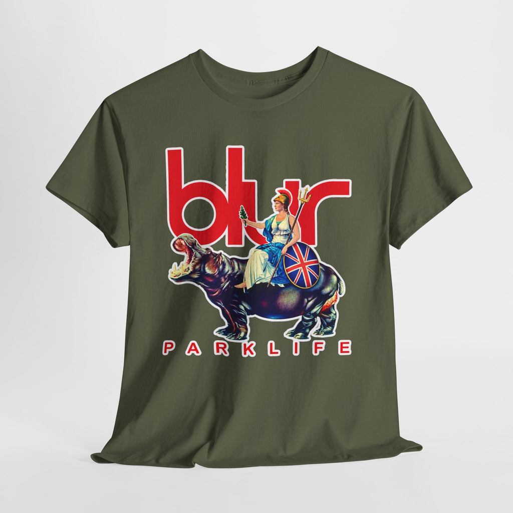 Blur PARKLIFE British Bulldog Graphic Cotton T-Shirt