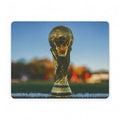 World Cup Trophy PU Leather Mouse Mat — Soccer Desk Mousepad