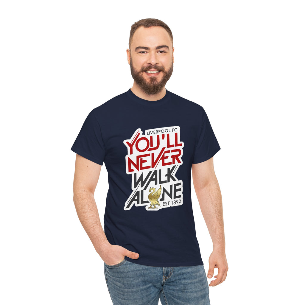 Liverpool You'll Never Walk Alone Cotton T-Shirt — Liverpool FC Fan Tee