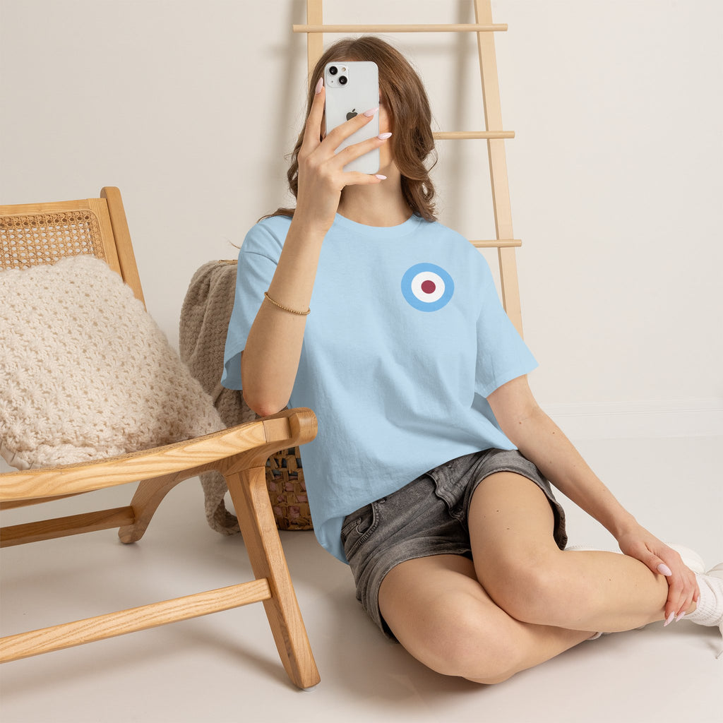 Manchester City Inspired Target Roundel Cotton T-Shirt