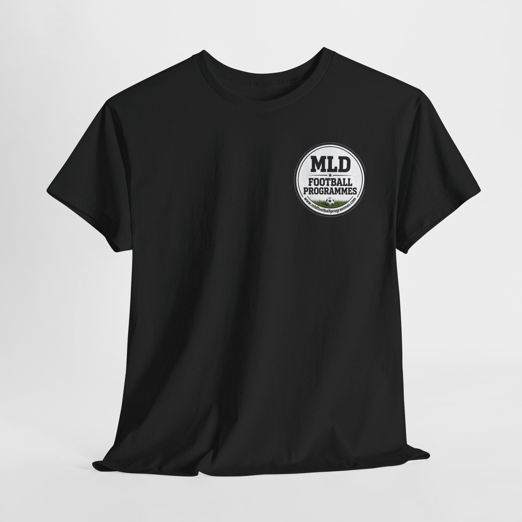 MLD Football Programmes Tee - Retro Logo Chest T-Shirt