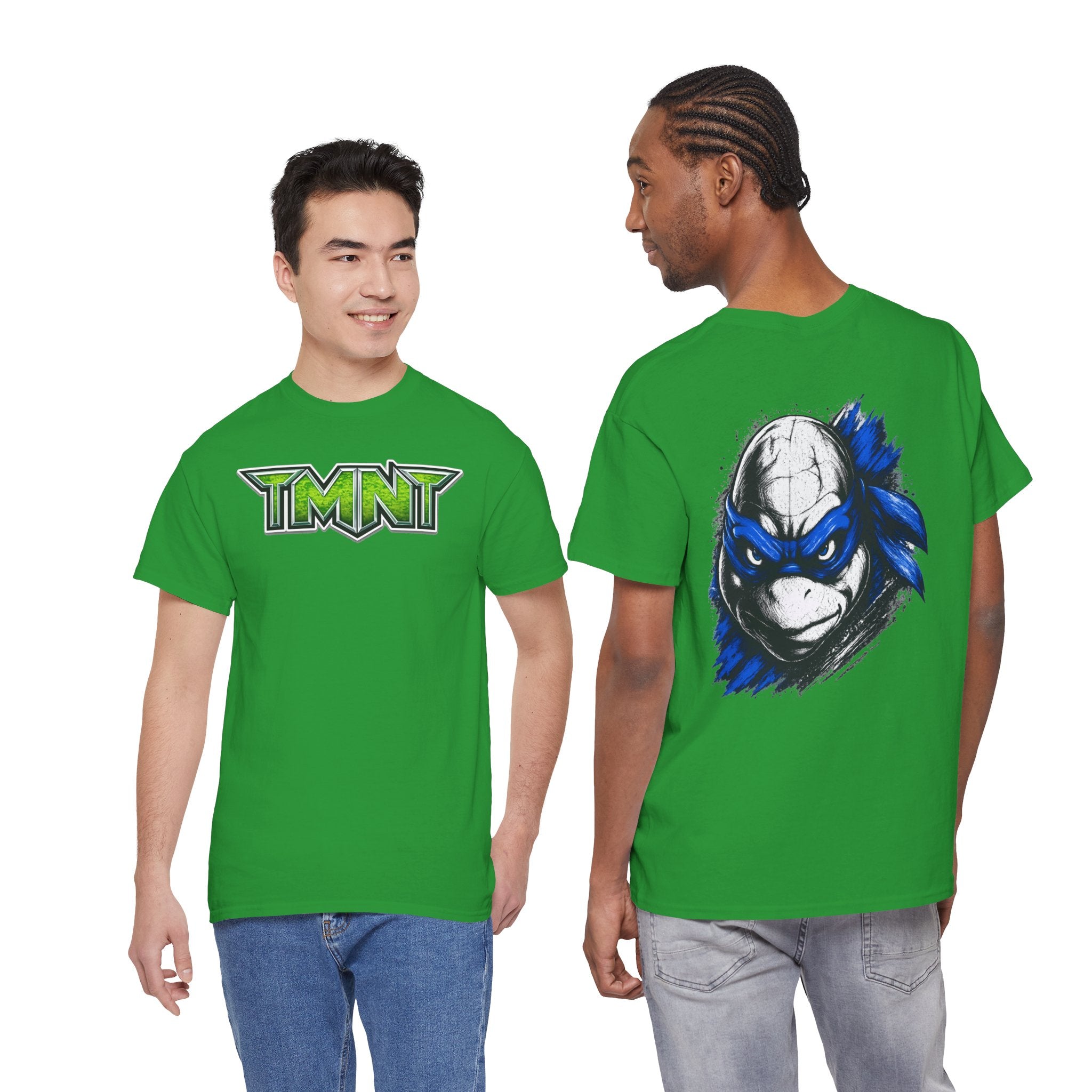 TMNT Leonardo Graphic Tee — Blue Mask Turtle T-Shirt