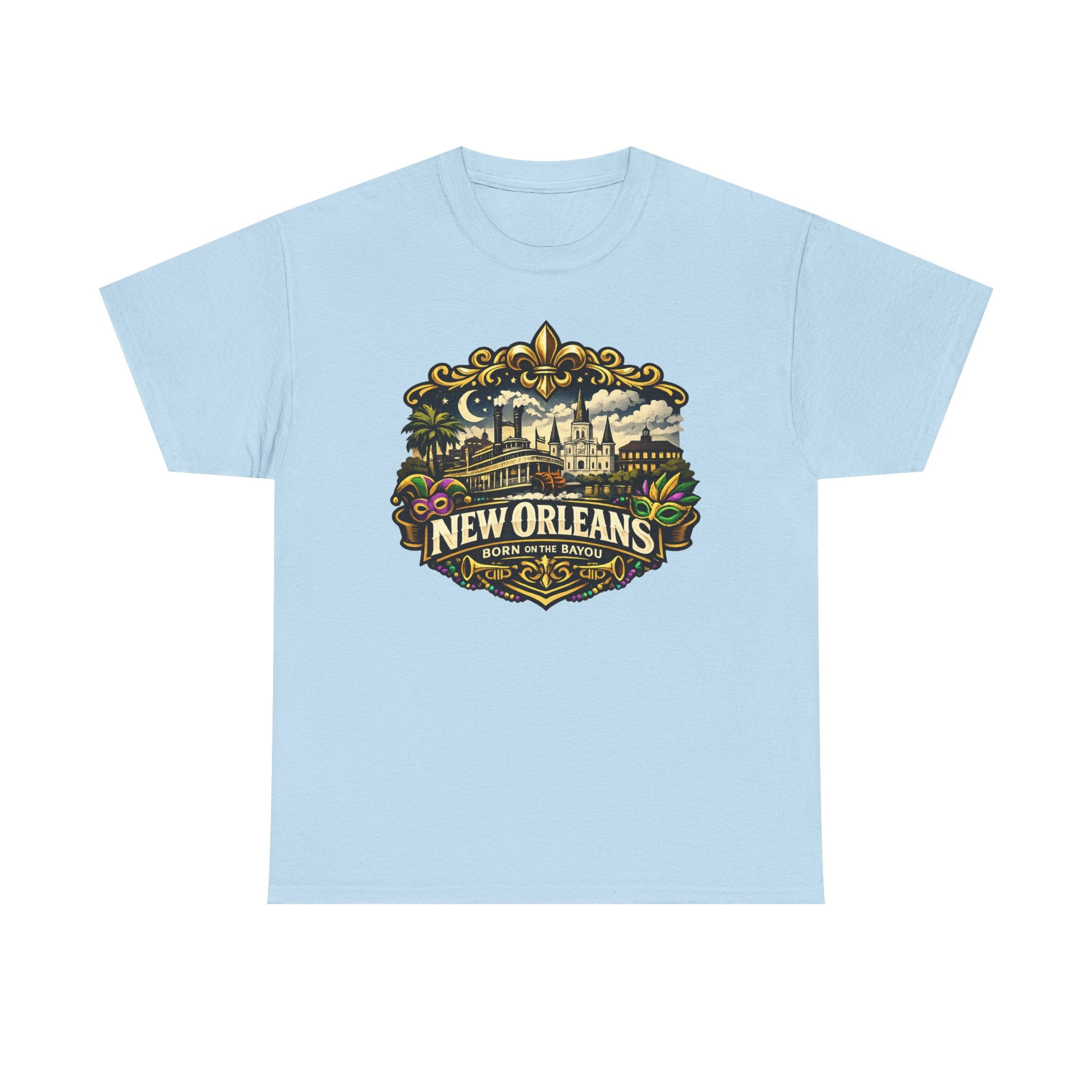 New Orleans Vintage Badge Tee — Crescent City Souvenir T-Shirt