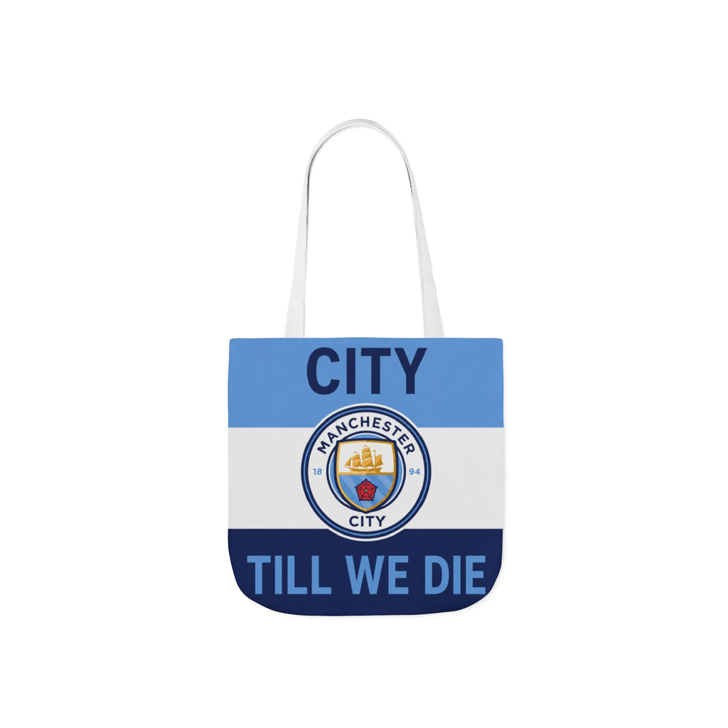 City Till We Die Unofficial Canvas Tote Bag — Manchester Football Fan Bag