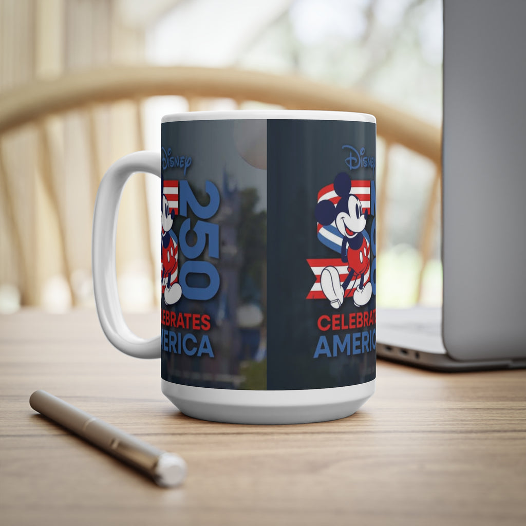 Mickey Mouse 250 Celebrates America Ceramic Mug — 11oz & 15oz