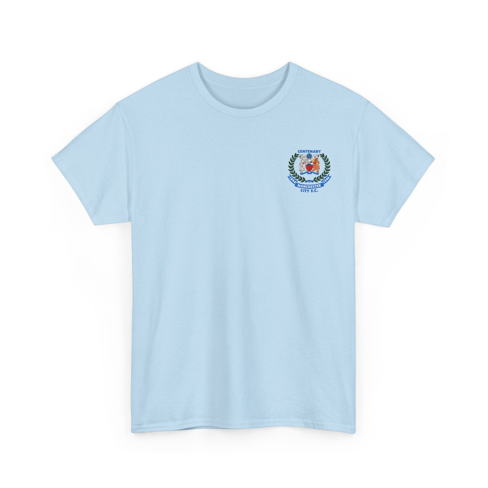 Centenary Manchester City FC Crest Tee — 1894–1994 Commemorative Shirt
