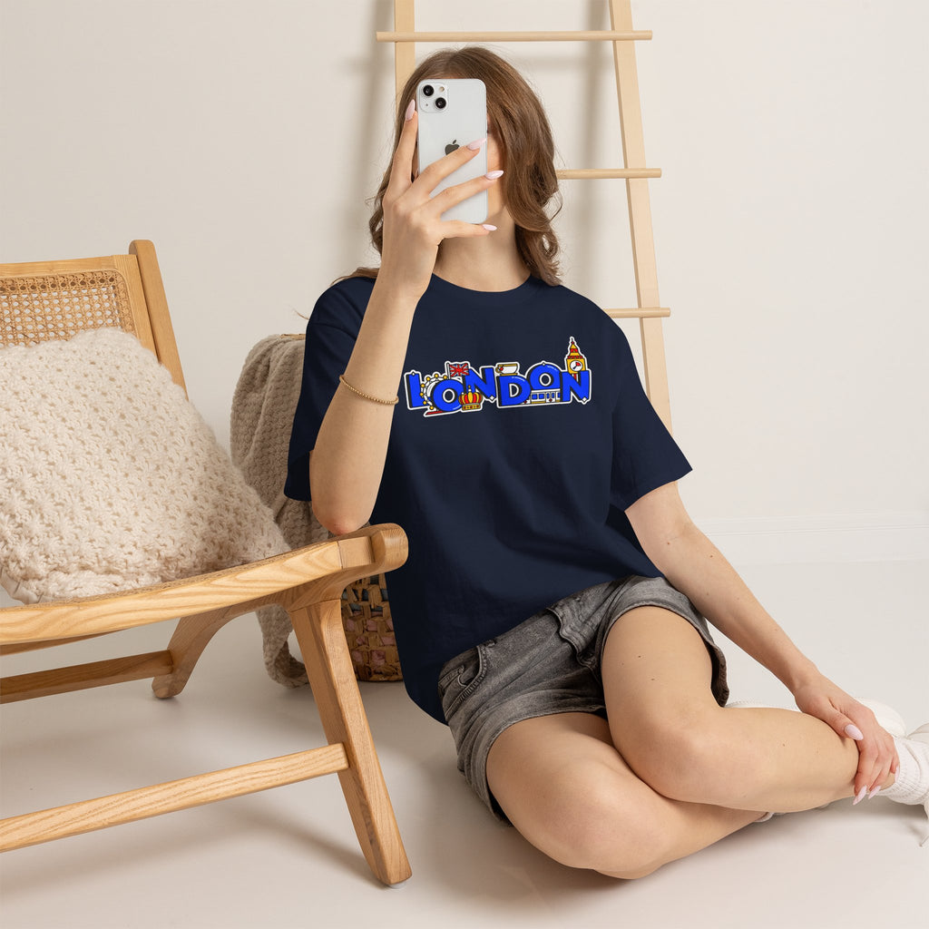 London Cityscape Tee — Illustrated London Landmarks Shirt