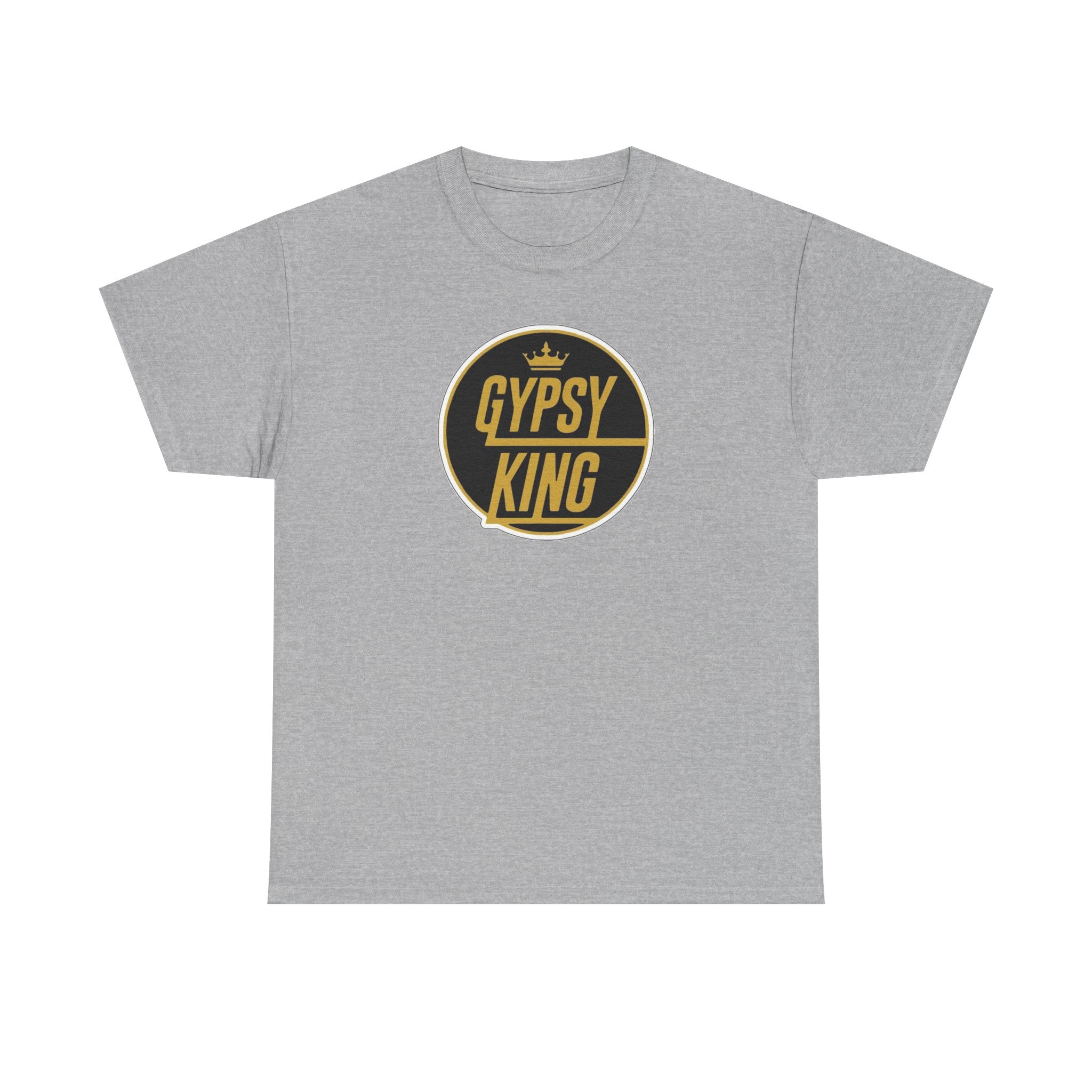 Gypsy King Graphic Tee — Retro Black & Gold Crown Logo T‑Shirt