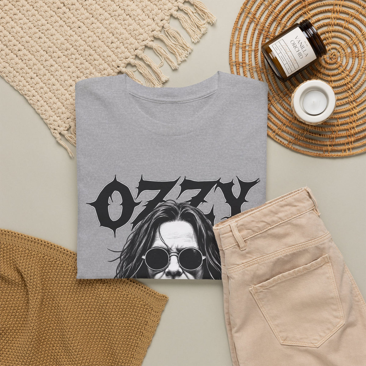 Rock Legend Graphic Tee — "Ozzy" Memorial 1948–2025