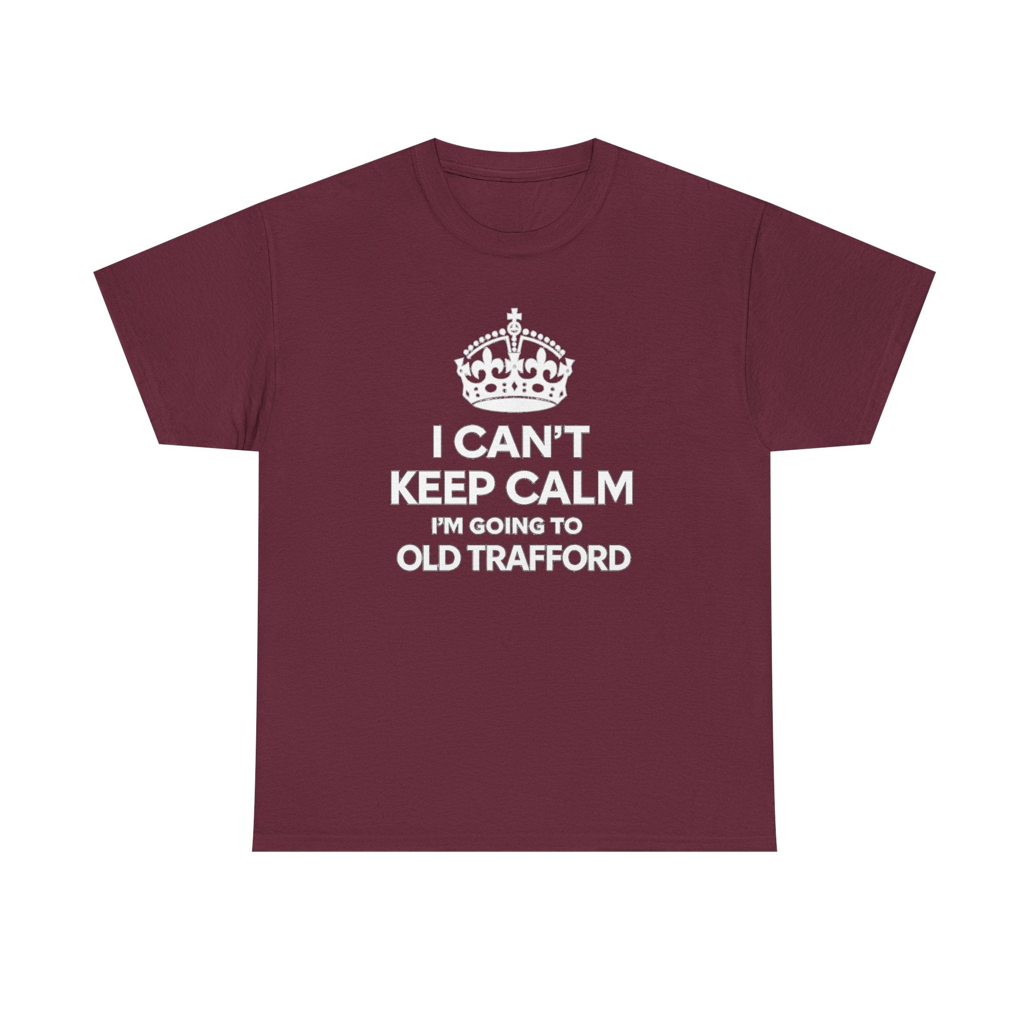 Old Trafford Football T‑Shirt — "I Can't Keep Calm I'm Going to Old Trafford" Fan Tee