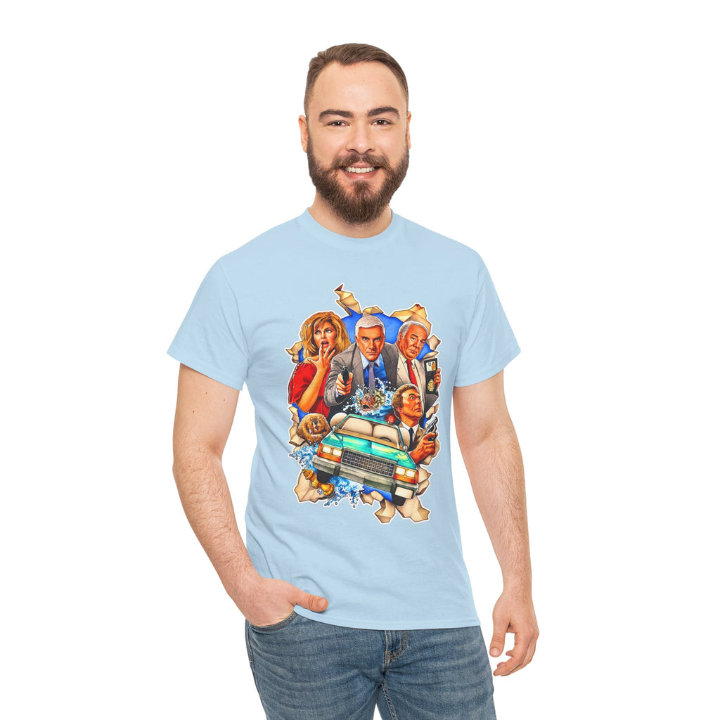 The Naked Gun / Police Squad Crime Comedy Movie Poster Cotton T-Shirt