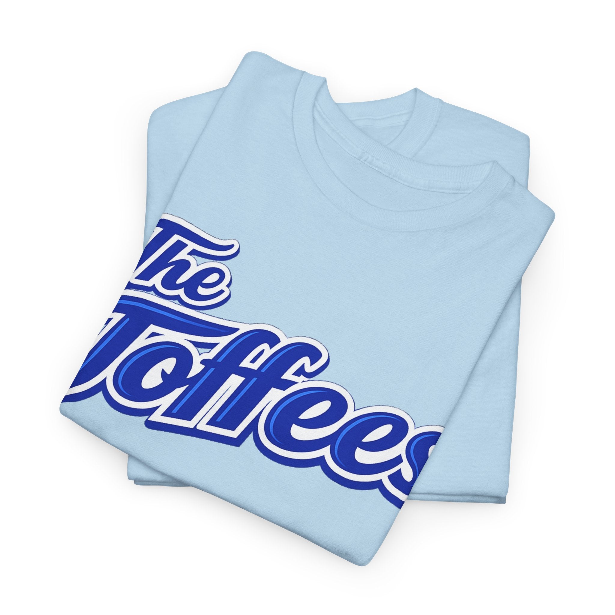 The Toffees Script Tee — Vintage Blue Logo T-Shirt