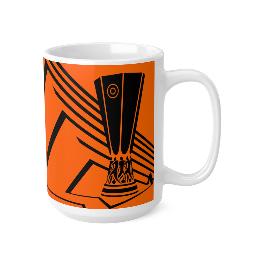 Europa League Trophy & Pattern Coffee Cup (11oz, 15oz)