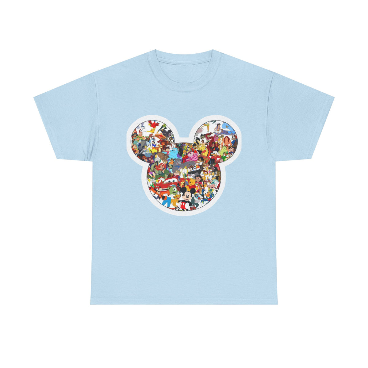 Mickey Collage T-Shirt — Vintage Disney Characters Graphic Tee