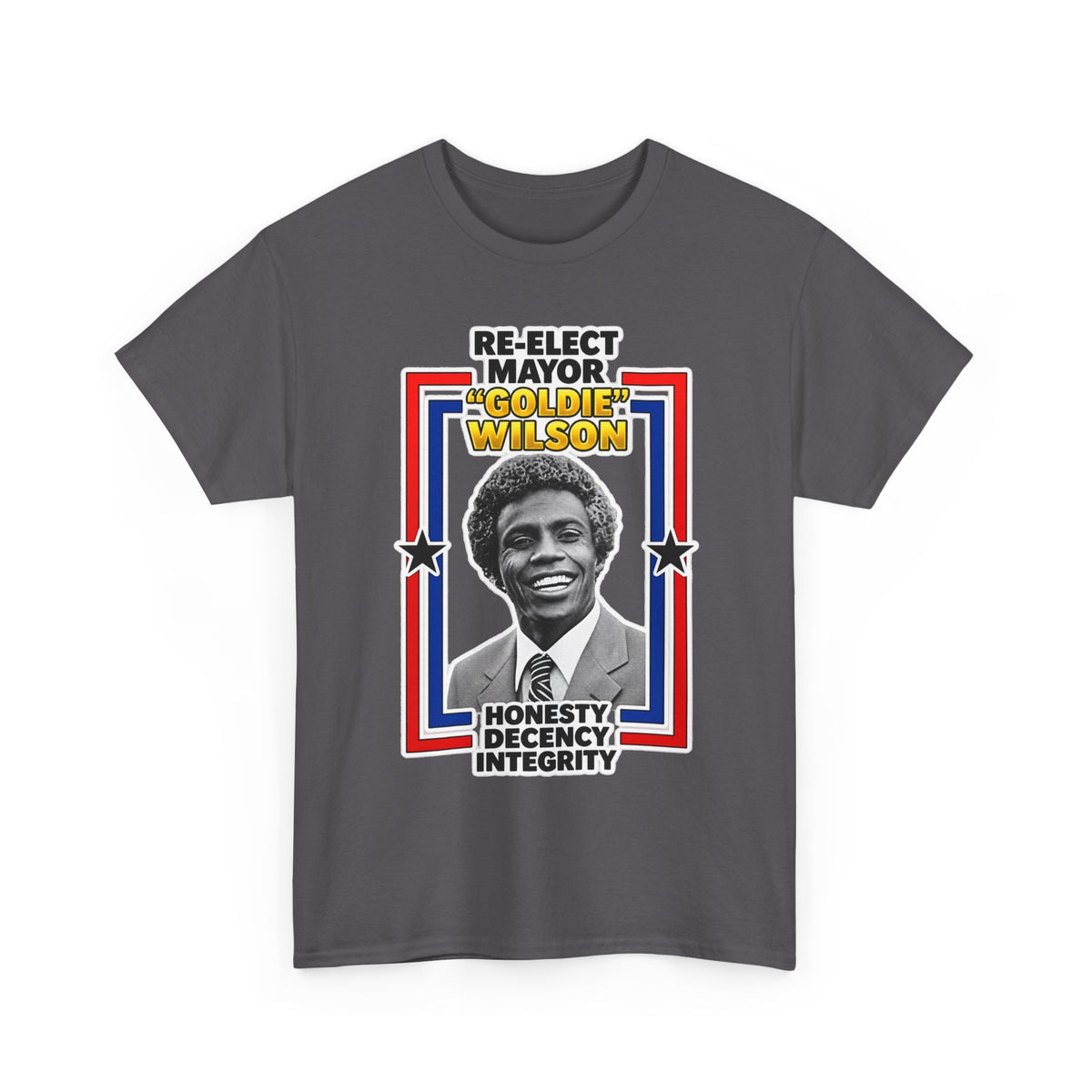Re-Elect Mayor Goldie Wilson Back to the Future Cotton T-Shirt