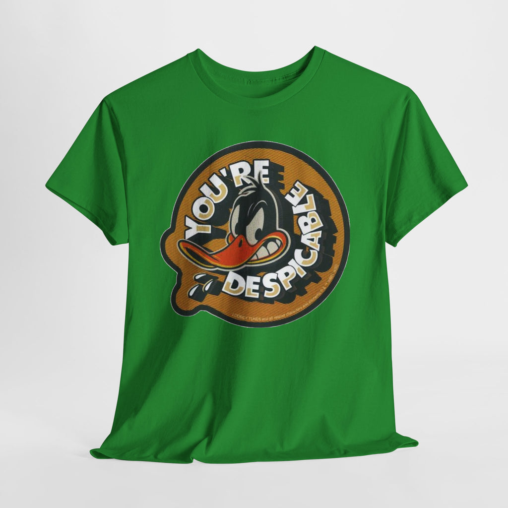 Vintage Daffy Duck Graphic Tee — “You're Despicable” Retro Cartoon Shirt