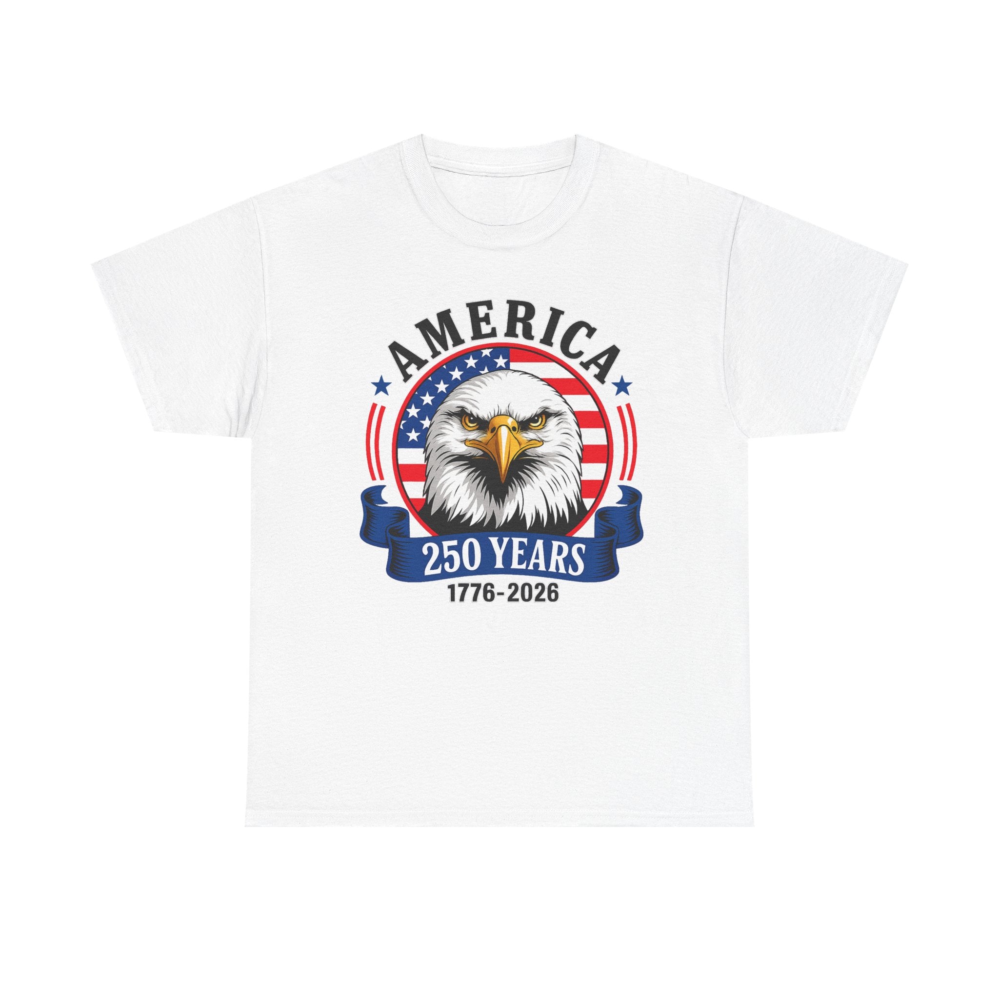 America 250 Years T-Shirt – Bald Eagle 1776–2026 Patriotic Tee