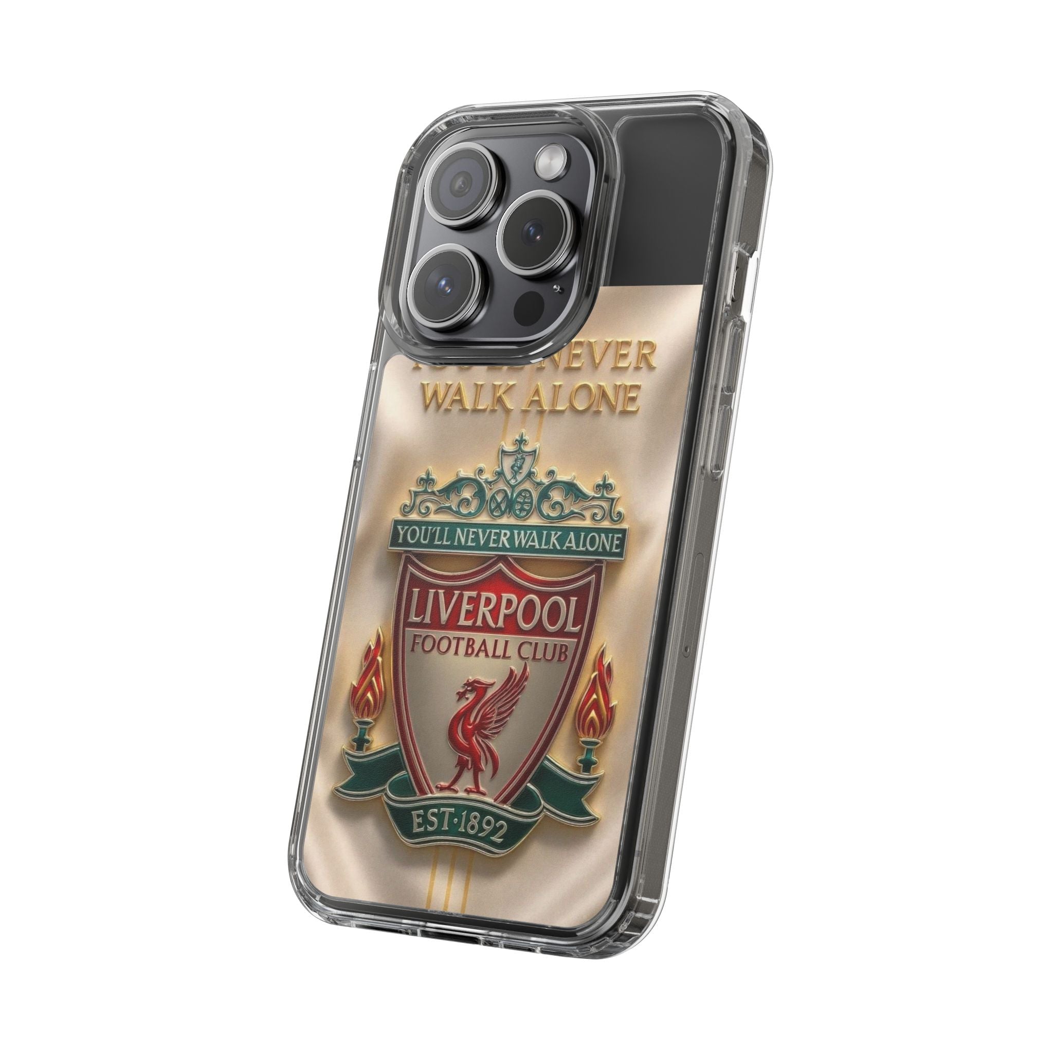 Liverpool FC 'You'll Never Walk Alone' Clear Phone Case