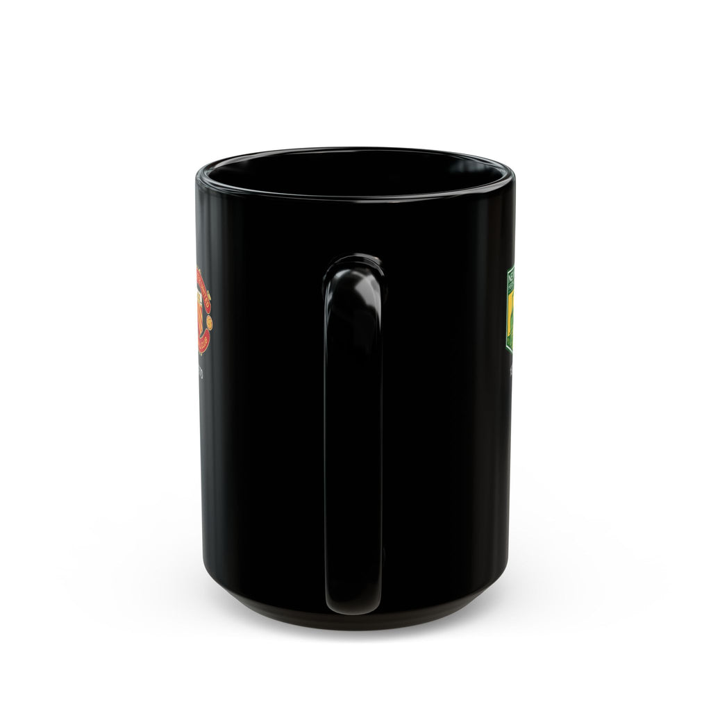 Manchester United History Logo Mug — Vintage Crest Timeline Coffee Cup (11oz/15oz)