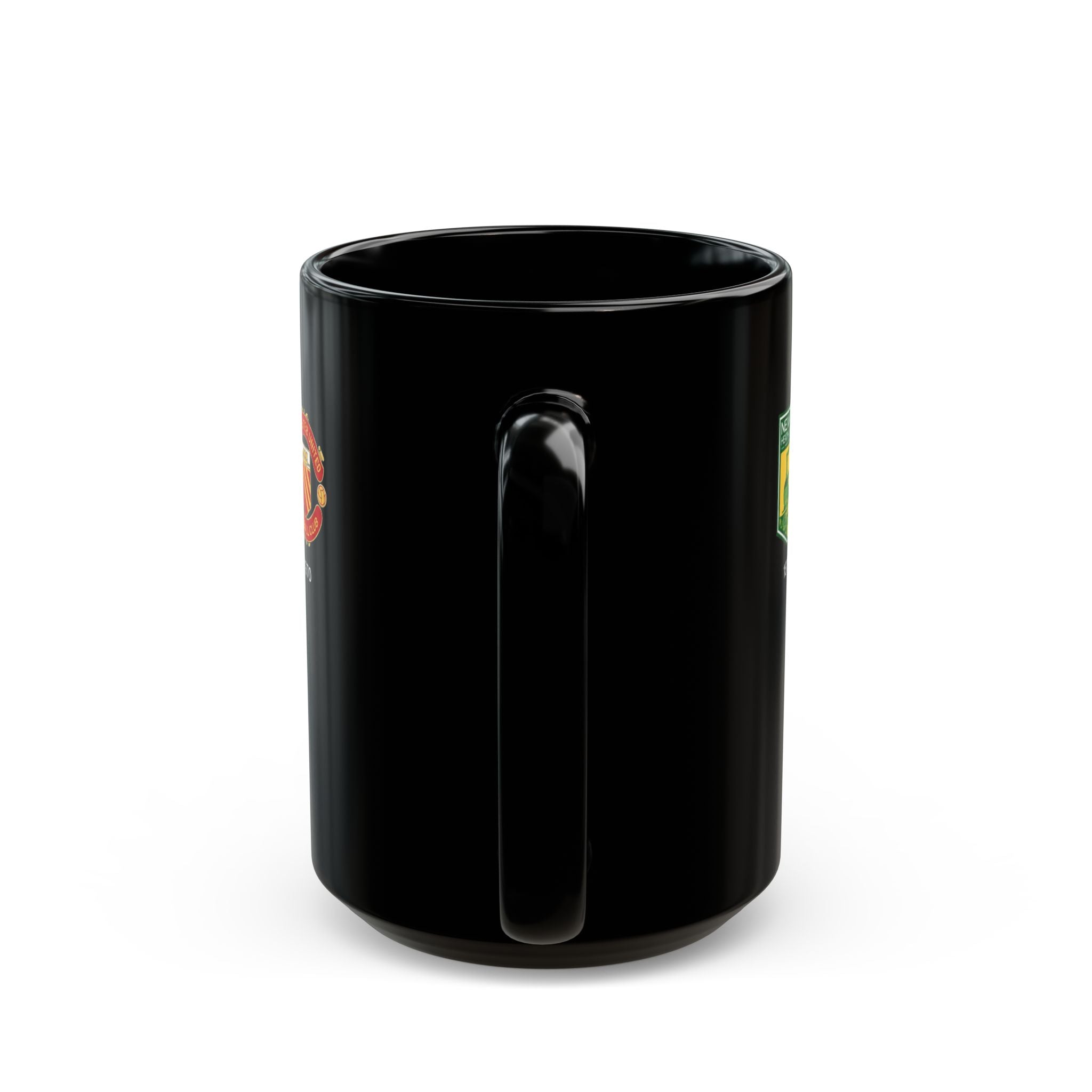 Manchester United History Logo Mug — Vintage Crest Timeline Coffee Cup (11oz/15oz)