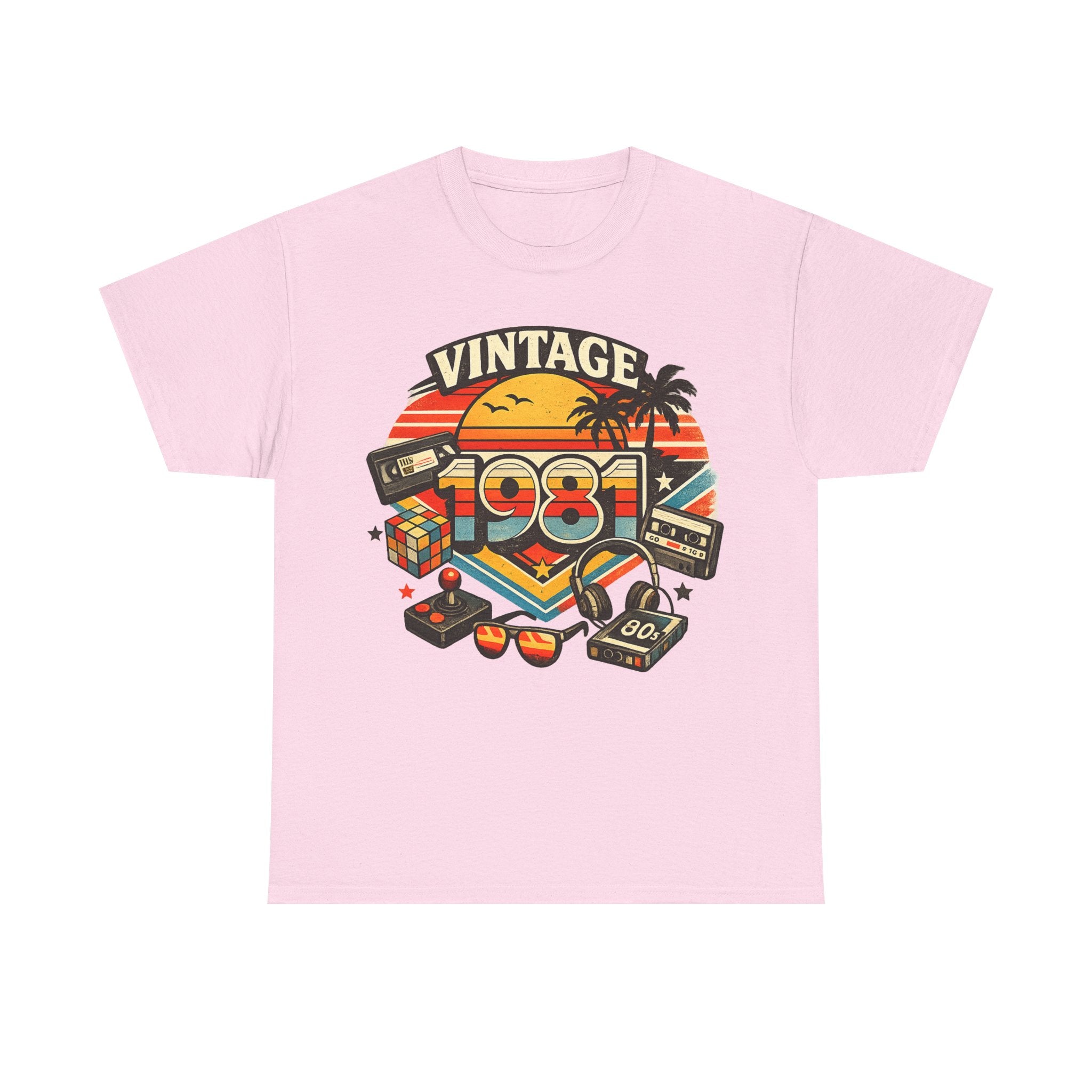 Vintage 1981 Retro Tee — 80s Nostalgia Graphic T-Shirt