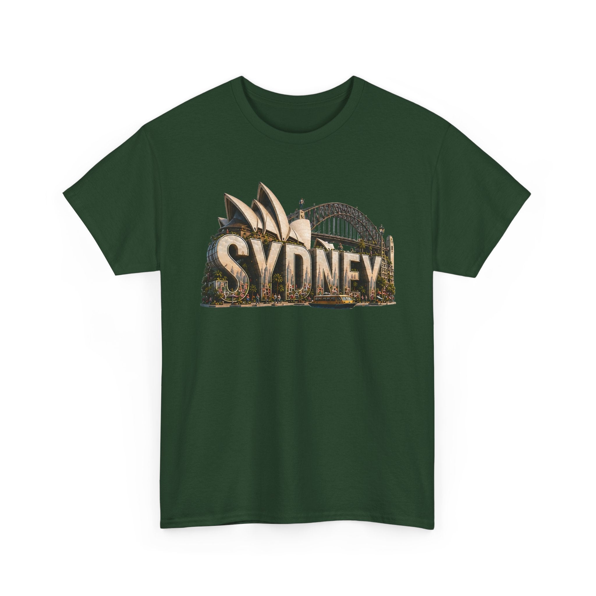 Sydney Landmark T‑Shirt — Vintage Sydney Opera House & Harbour Bridge Tee