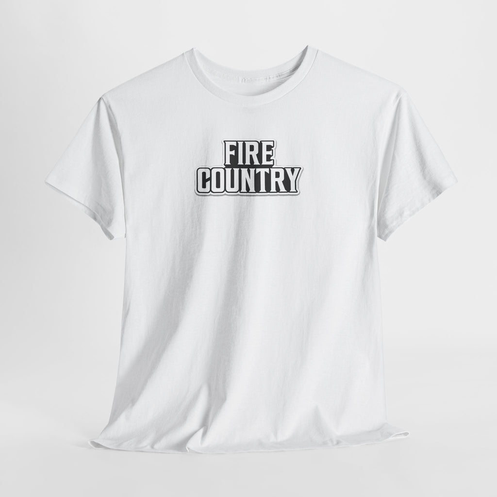 Fire Country Cotton T-Shirt — Bold Graphic Tee
